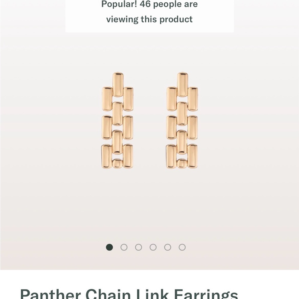 Aurate Gold Chain Link Earrings